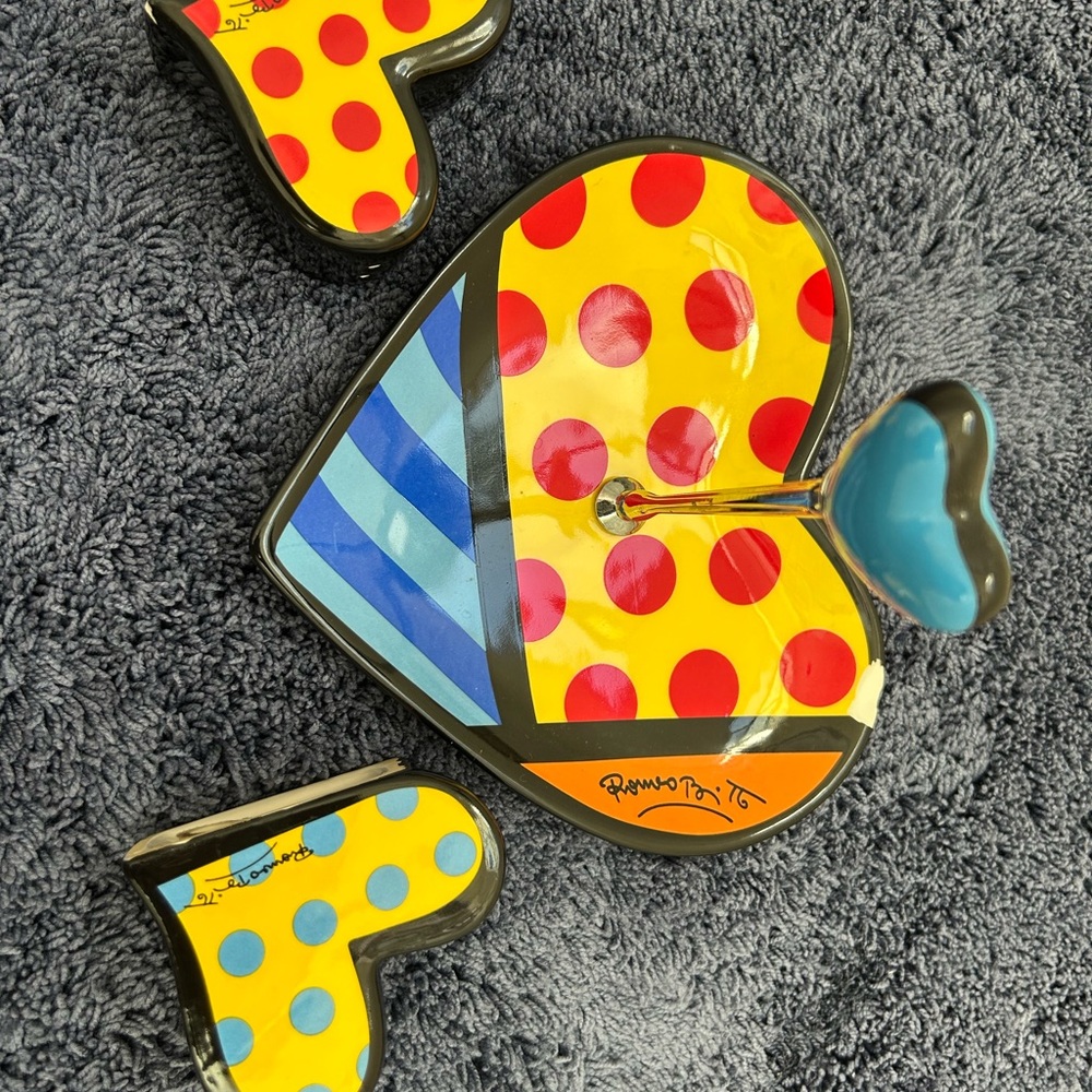 Colorful Heart-Shaped Kitchen Tool Set